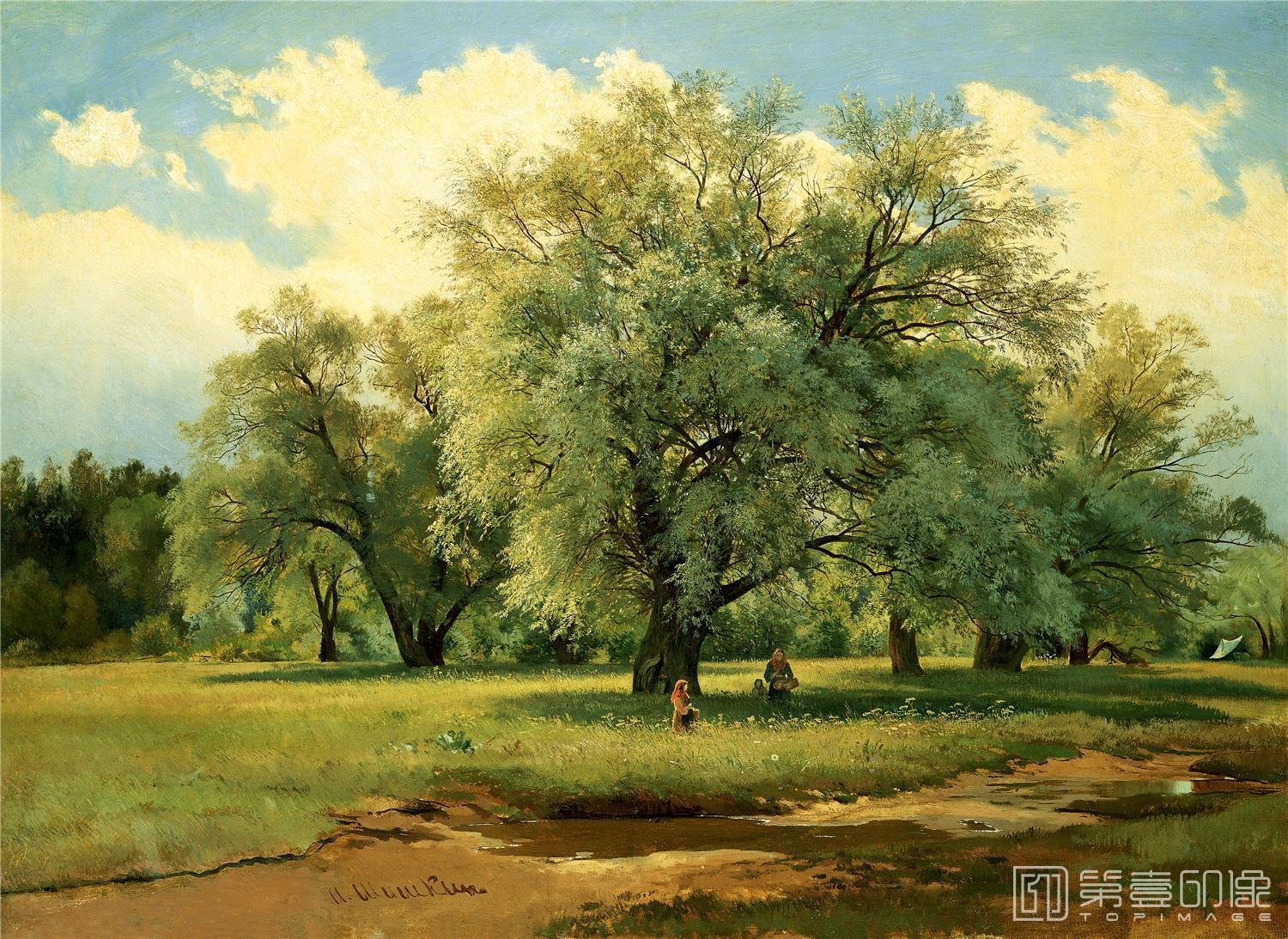油画-伊凡·伊凡诺维奇·希施金 Ivan Shishkin作品集-22